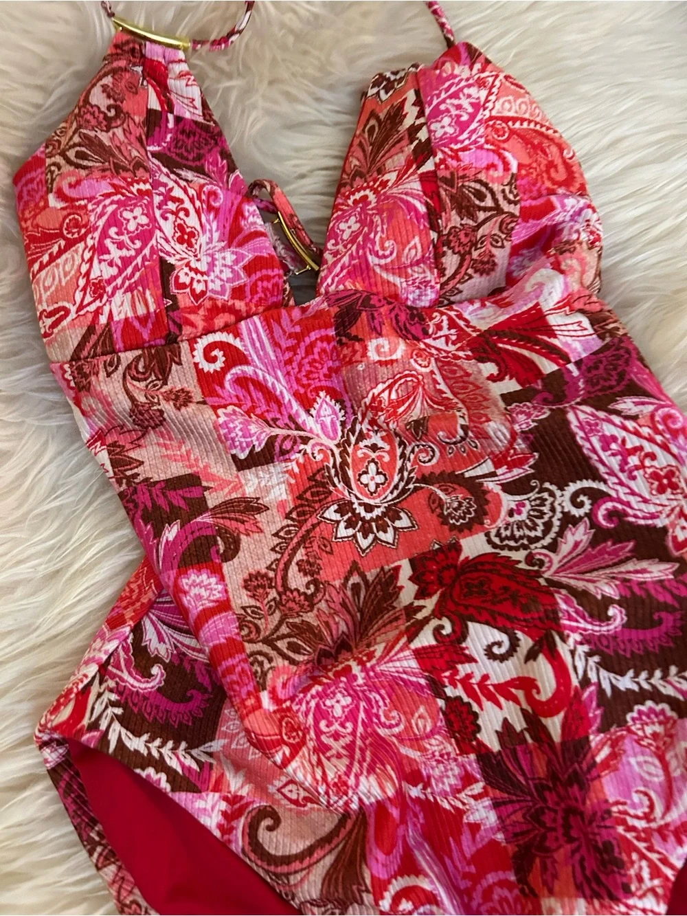 Newest arrival  BECCA Bali Abigail Princess Seam one Piece Swimsuit size large